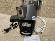 Двойная 4G камера видеонаблюдения V380 YX07