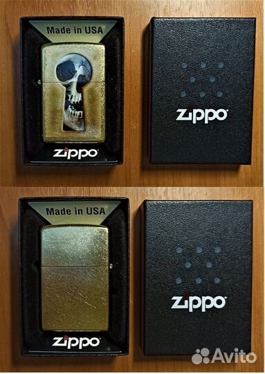 Зажигалки Zippo Tremors monster movie + черепа