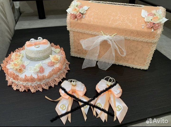 Свадебная казна для денег, номерки для столов