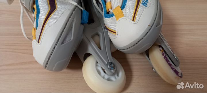 Детские раздвижные ролики Reaction Rainbow р.31-36