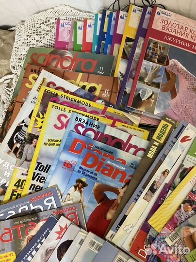Журналы по вязанию крючком и спицами