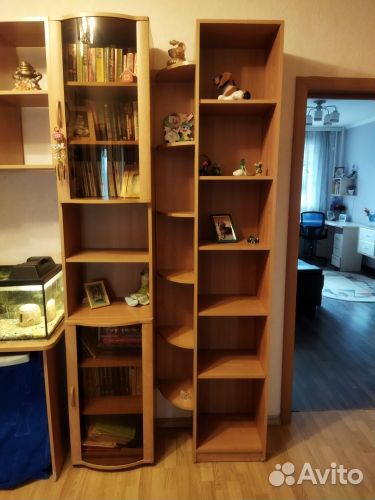 Детская стенка со столом и шкафом