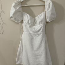 Платье zara со шнуровкой