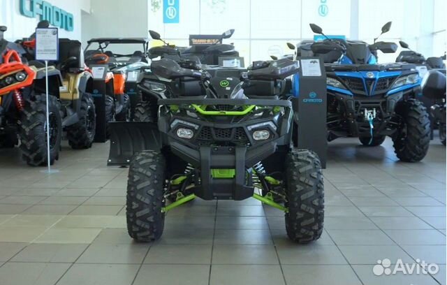 Квадроцикл MotoLand wild X 125 зелёный