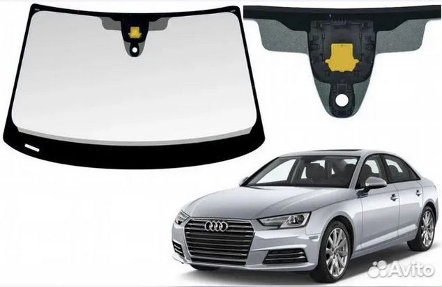 Лобовое Audi A4 B8 4D,5D 2007-2015 дд круг