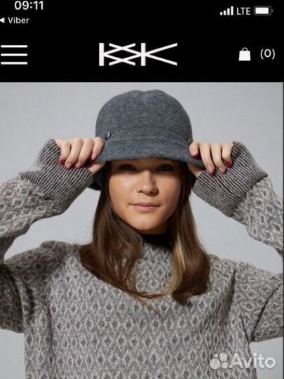 Панама шерстянная женская Komova