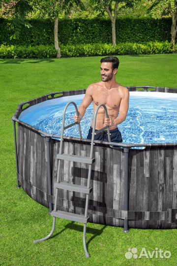 Бассейн 5614x каркасный Bestway 366 х 100 см Steel