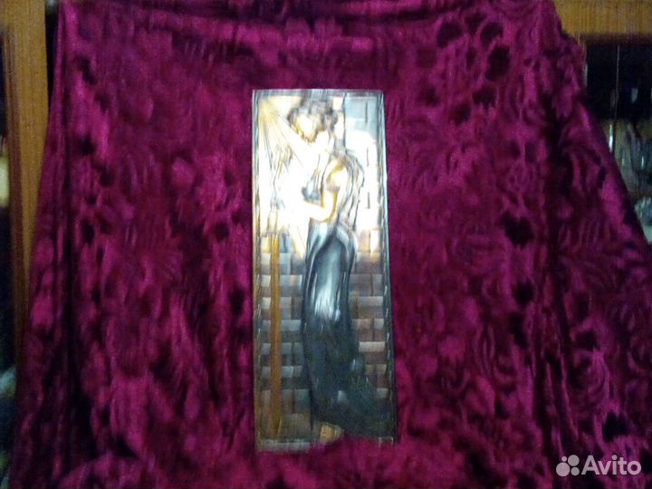 Настенное панно-медная чеканка