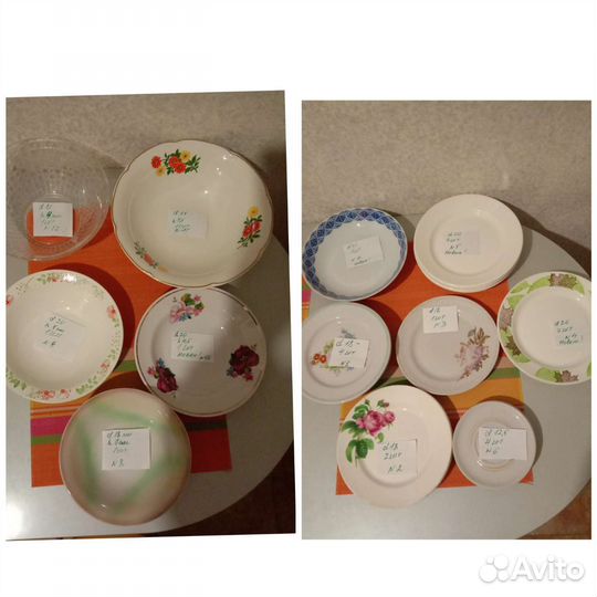 Тарелки глубокие, плоские, новые