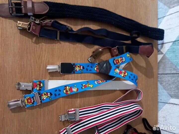 Подтяжки, галстуки, бабочка, пояс