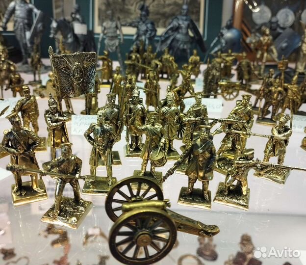 Солдаты Крымская война бронза