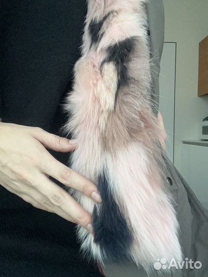 Парка с натуральным мехом