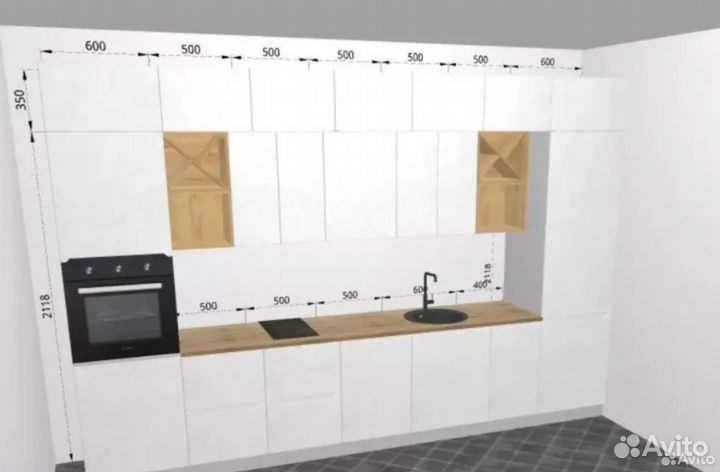 Кухня прямая 3.7 метра в наличии