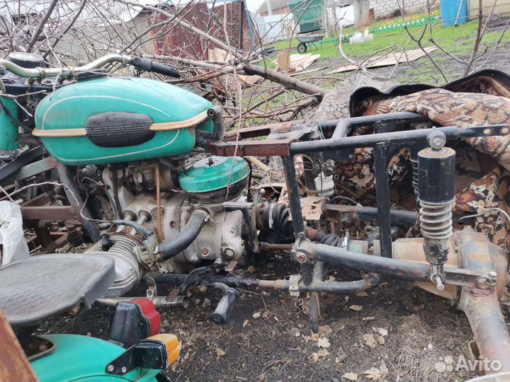 Урал переделанный под квадрацикол