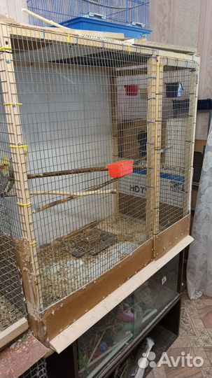 Большие вольеры, клетки для птиц