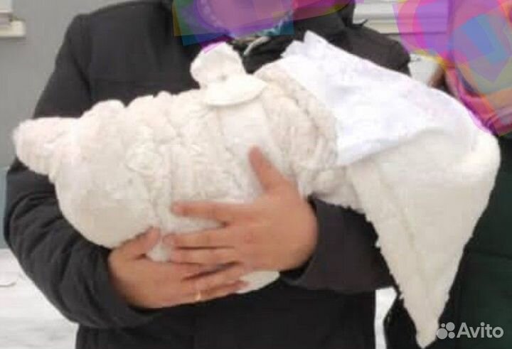 Одеяло-конверт на выписку, теплый