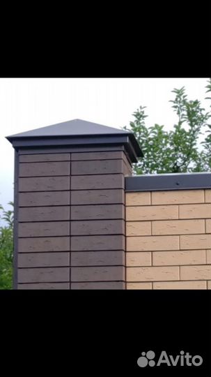 Колпаки на столбы забора #51