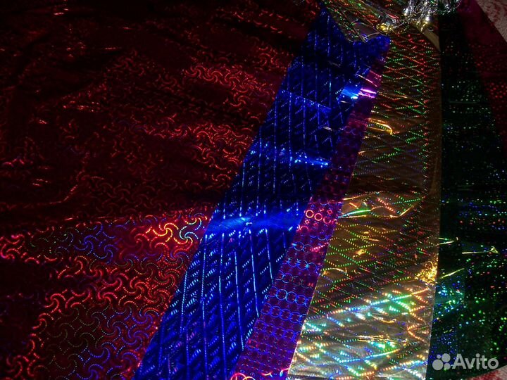 Праздничная голографическая плёнка