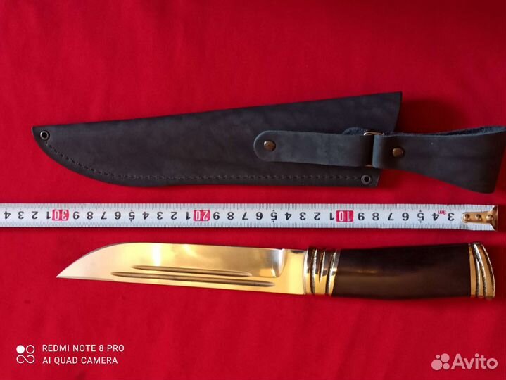 Нож пластун, ковка,ручной работы,сталь Х12мф,ножны