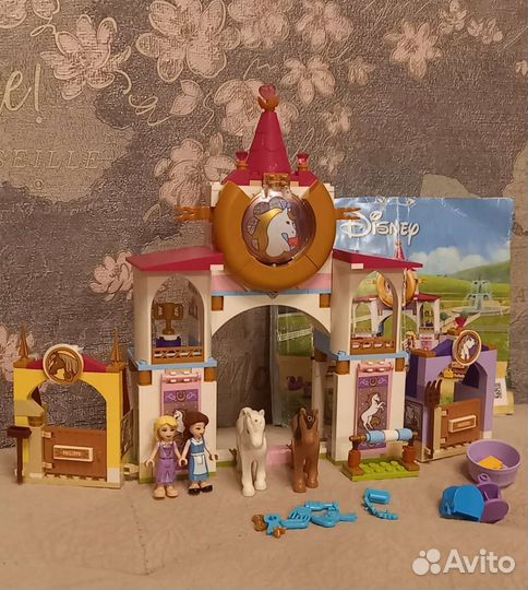Lego 43195 disney princess рапунцель конюшня