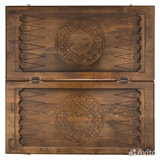 Нарды резные Солнечный лотос 62 х 64 см бук Армения 62572