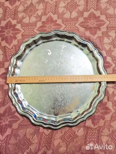 Поднос мельхиоровый СССР