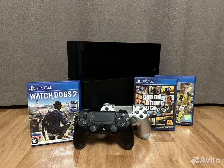 Sony playstation 4 PS4 с кучей игр