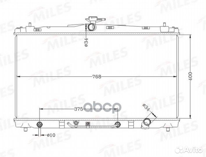Радиатор toyota camry 2.0/2.5/3.5 11- acrb533 M