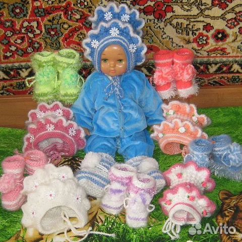 Чепчик вязаный