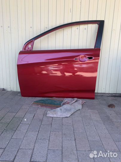 Дверь hyundai solaris лев. Пер. Б/у оригенал