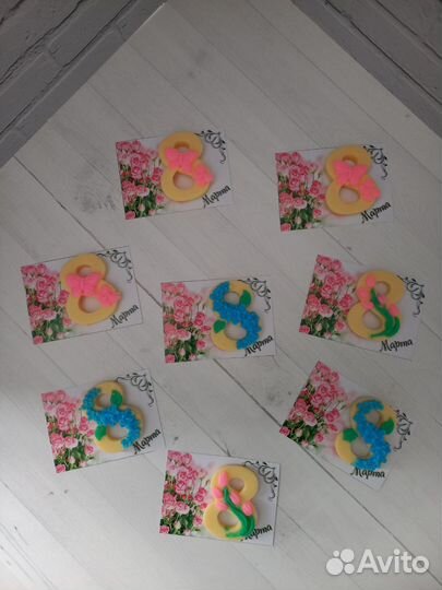 Декоративное мыло на 8 марта