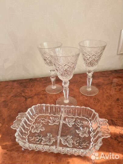 Фужеры хрустальные СССР