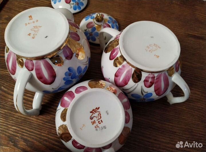 Сервиз дфз, пепельницы, тарелка СССР