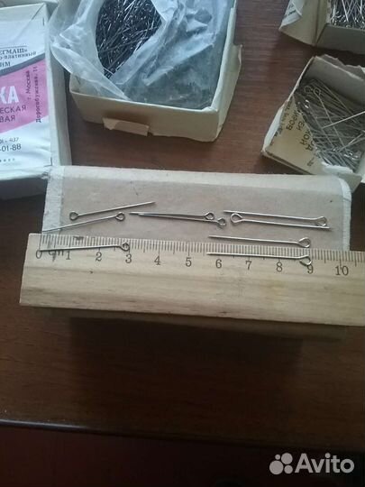 Булавки портновские, шпульки, кольца для сумок