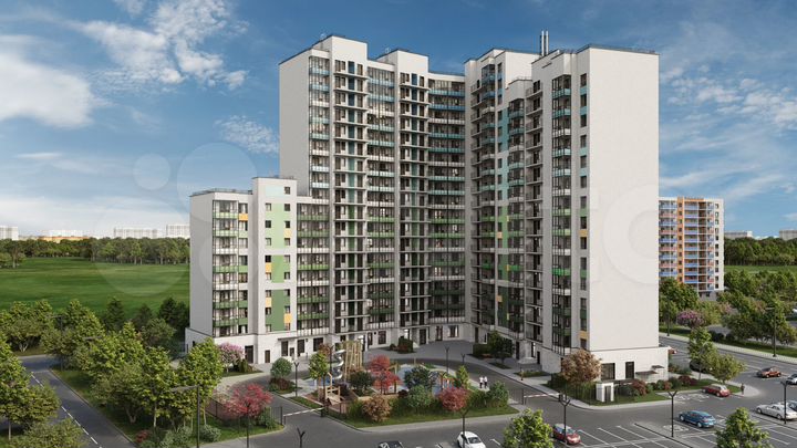 2-к. квартира, 57,8 м², 5/15 эт.