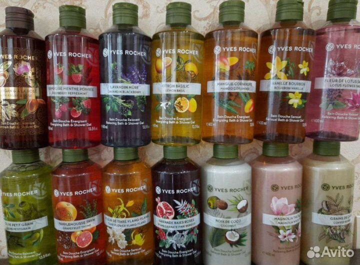 Гели для душа ив Роше Франция