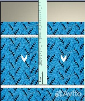 Линейки для определения плотности вязания машиной