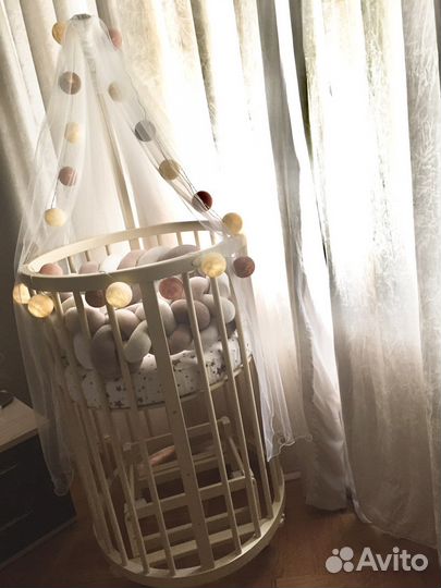 Кроватка Премиум 8 в 1(вместе с матрасами)