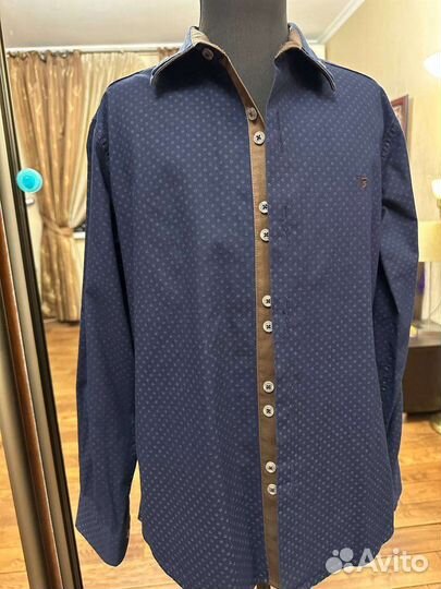 Рубашка для мальчика, размер 152-158, 140-145 б/у