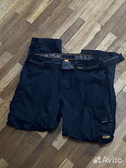 Чёрные рабочие штаны Snickers 31 S/M оригинал