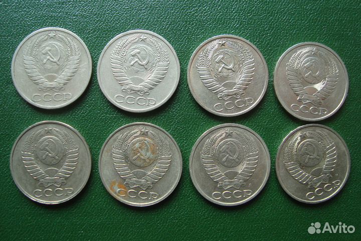 Рубли годовики и полтинники СССР
