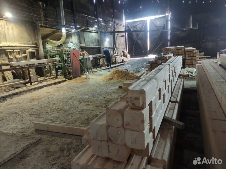 Профилированный брус 150, 200 от производителя