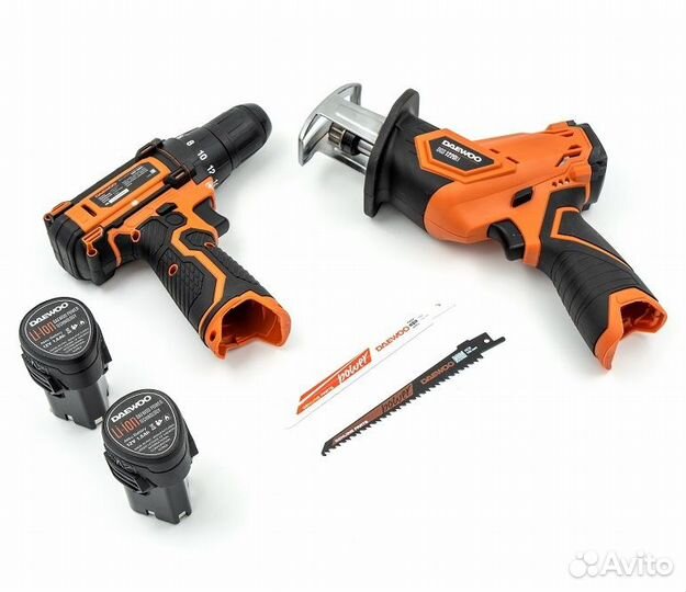 Набор аккумуляторный (шуруповерт + сабельная пила)