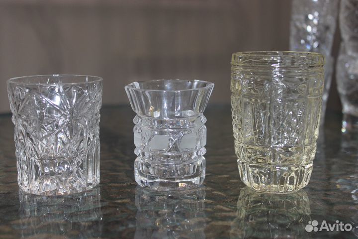 Рюмки хрусталь из СССР в добор
