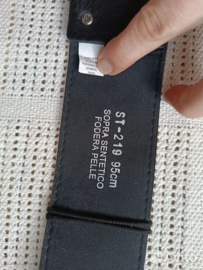 Ремень широкий чёрный женский