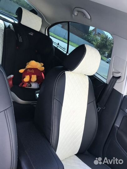 Чехлы из экокожи Ромб Skoda Octavia A5 Автопилот