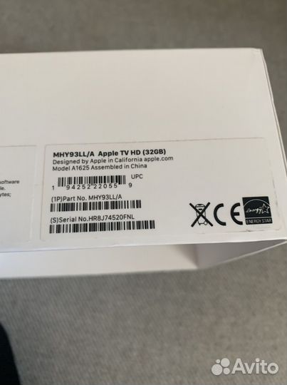 Apple tv 4 HD 32gb без пульта