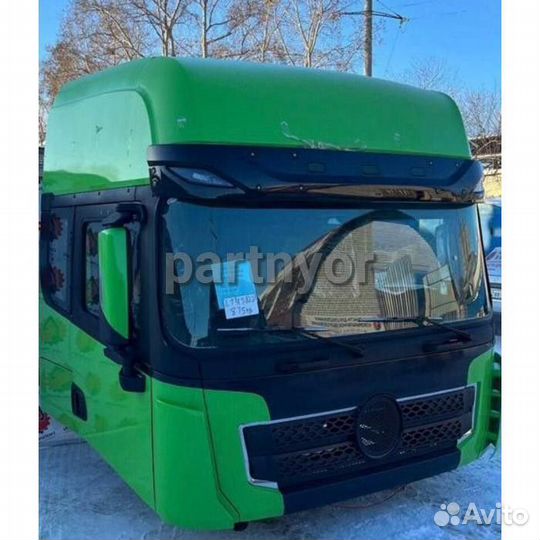 Кабина в сборе Shacman Х3000 Тягач Зелёная