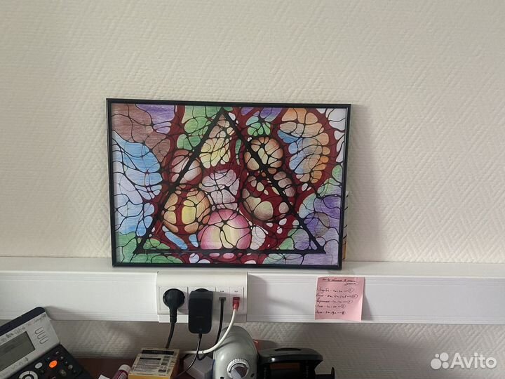 Картина для инретерьера нейрографика