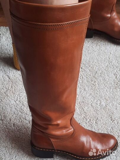 Сапоги женские натуральная кожа 38 весна